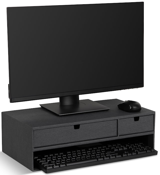 Produktbild 1 för Laptopställ Ted med förvaring Black 48,5x26x15cm Bigso Box of Sweden