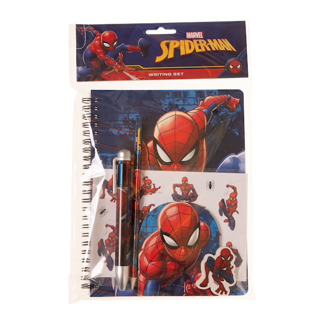 Produktbilde 2 for Spiderman Skrivesett med flerfarget penn