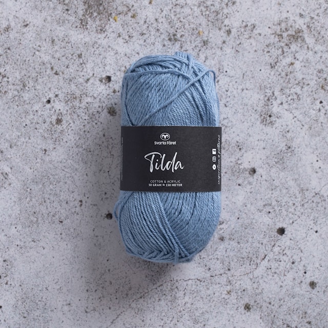 Tilda Lanka Puuvillasekoite 50 g dimblå 66 Svarta Fåret