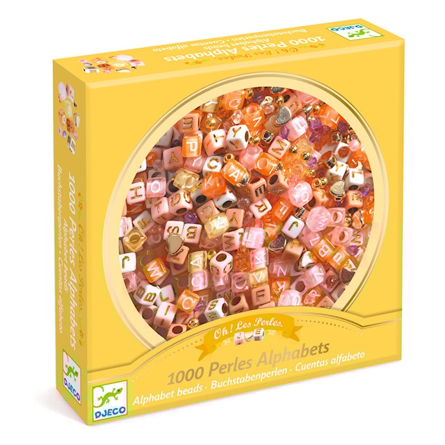 Produktbild 4 för Alfabetspärlor Guld 1000-pack Djeco
