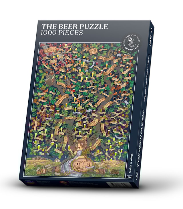 Produktbild 1 för Öl Pussel - En introduktion till öl 1000 bitar, Water and Wines
