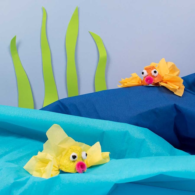 Produktbilde 3 for Krølletepapir regnbue 10-pakk Playbox