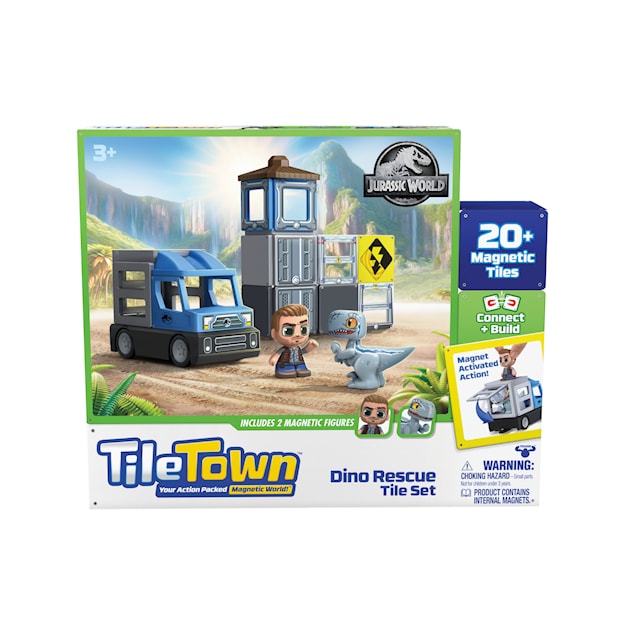 Produktbild 1 för Jurassic World Dino Rescue Tile Town
