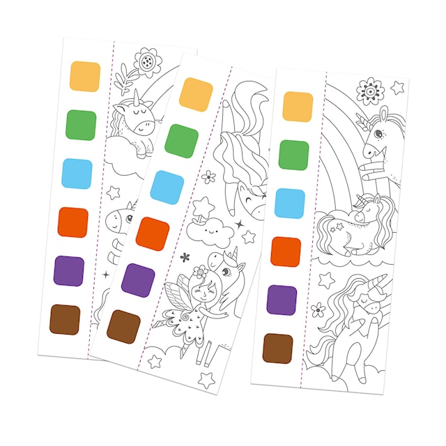 Produktbilde 2 for Malerhefte Enhjørning Med Farger & Pensel mierEdu