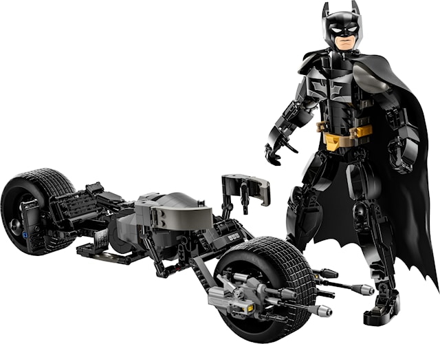 Tuotekuva 2 - Rakennettava Batman™-hahmo ja Batpod-pyörä LEGO® Super Heroes (76273)