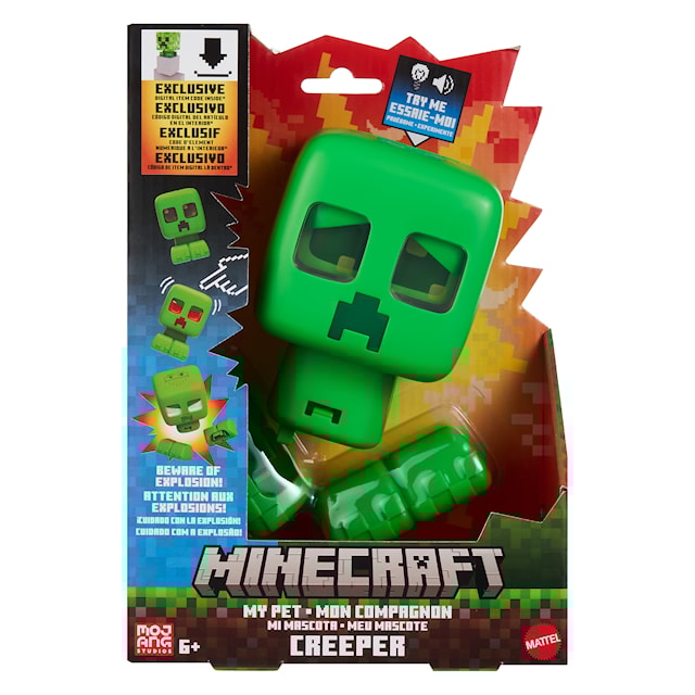 Produktbild 1 för Minecraft Movie My Pet Creeper med Ljud och Ljus