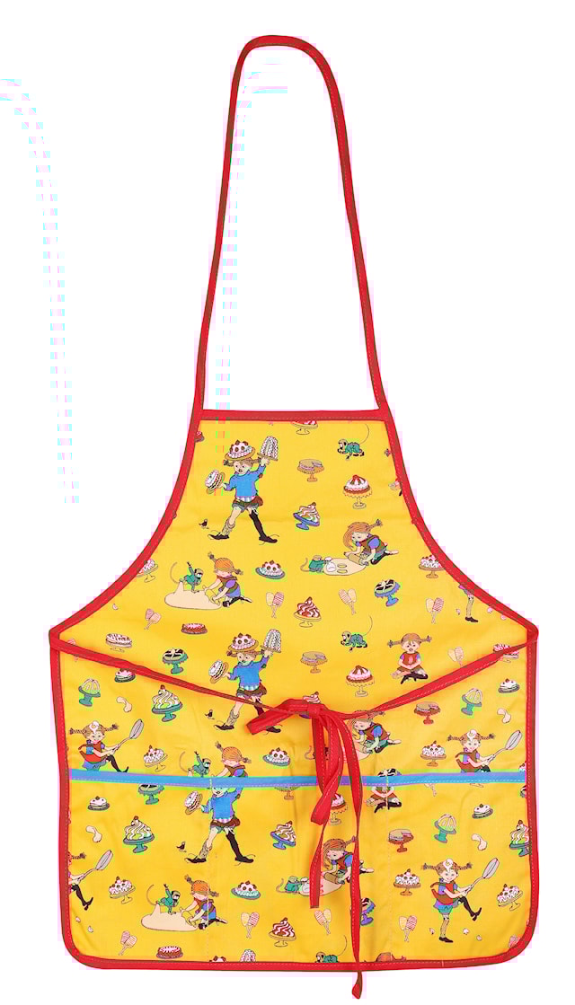 Pippi Langstrømpe Bakeforkle Gul