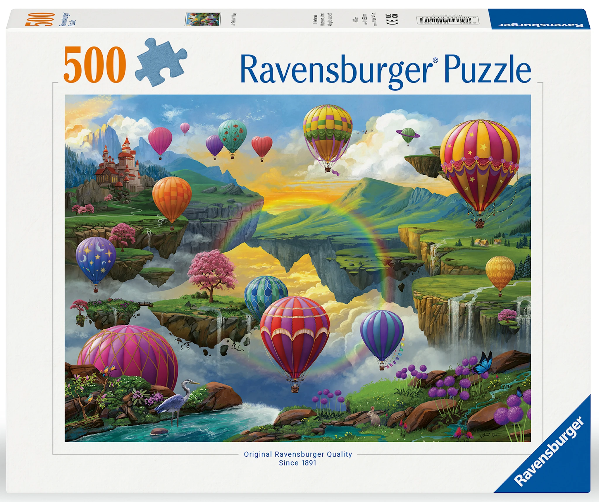 Tuotekuva ille Air Balloon Valley Palapeli 500 palaa, Ravensburger