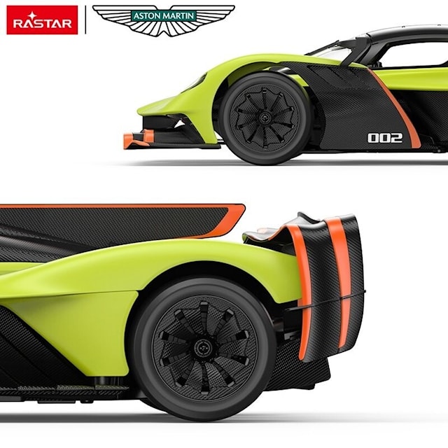 Tuotekuva 4 - R/C 1:14 Aston Martin Valkyrie AMR Pro Vihreä Rastar