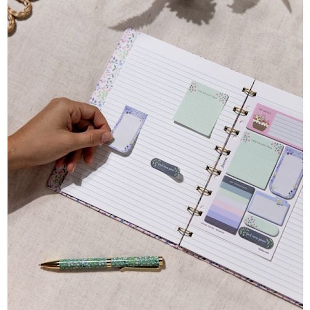 Produktbilde 3 for Notatblokk med indeksfaner & klistrelapper Meadow 200-pack Filofax