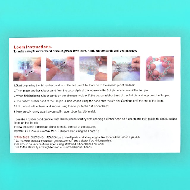 Produktbild 2 för Loom Bands 5600-pack Robetoy