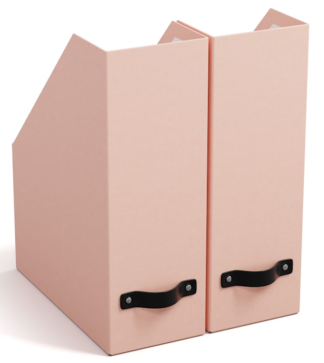 Produktbild 1 för Tidsskriftssamlare William Dusty Pink 2-pack Bigso