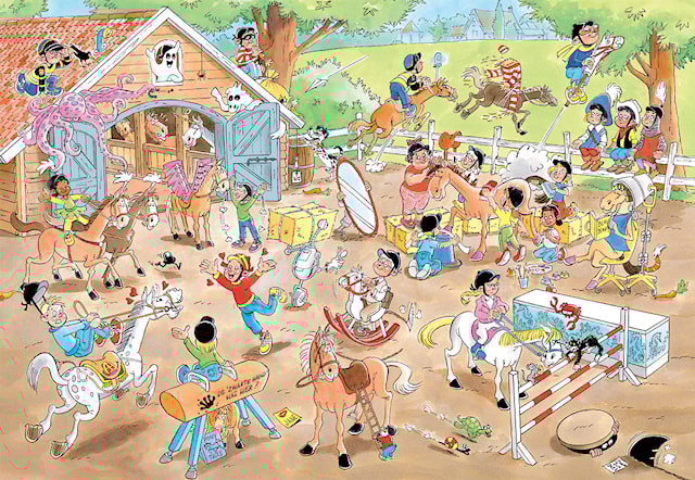 Produktbilde 2 for Jan Van Haasteren Junior The Riding School Puslespill 360 brikker, Jumbo