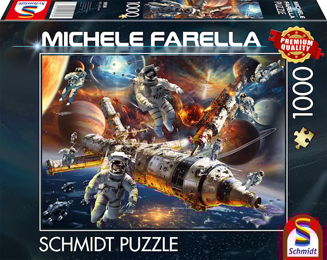 Tuotekuva 1 - Palapelit Galactic magic Weightless in space 1000 palaa, Schmidt