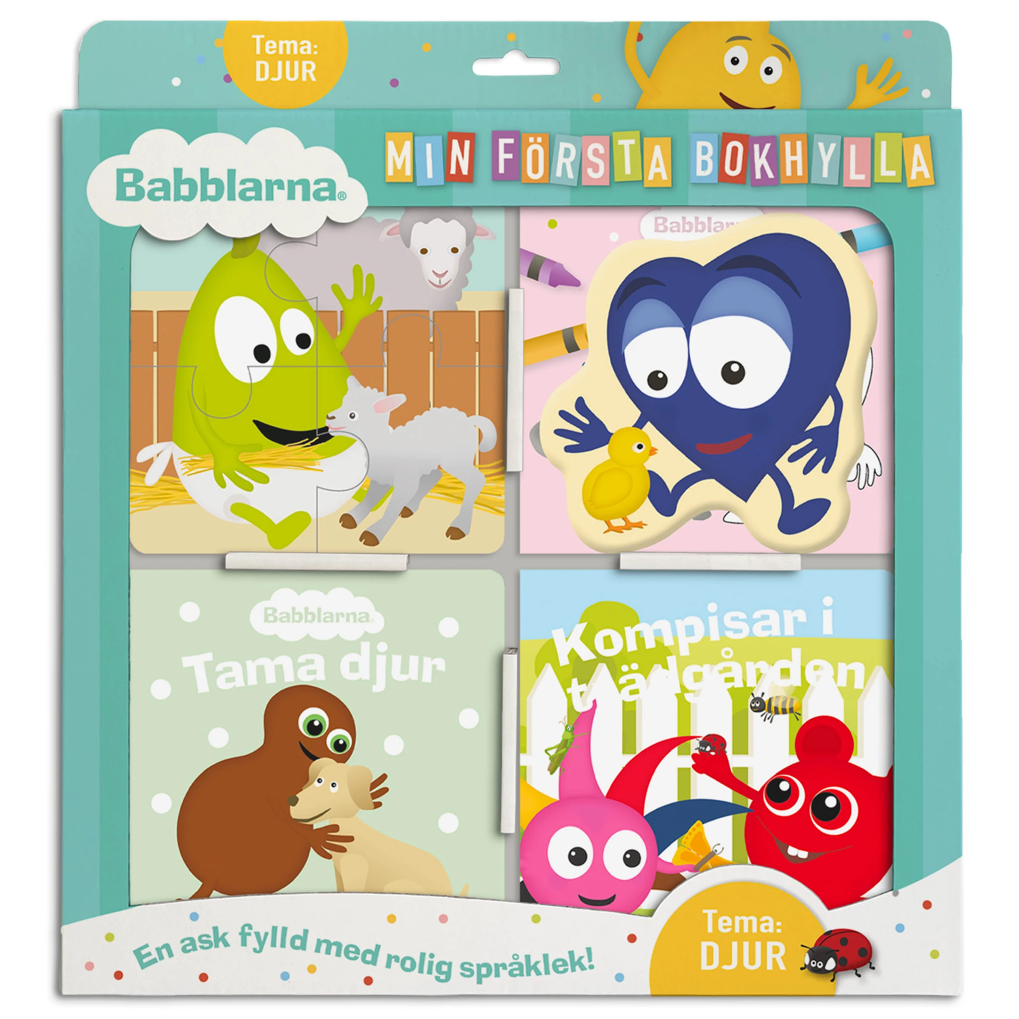 Produktbilde for Min Første Bokhylle Dyre Babblarna