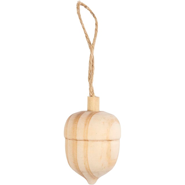 Produktbild 1 för Ekollon i trä 4 cm 1-pack