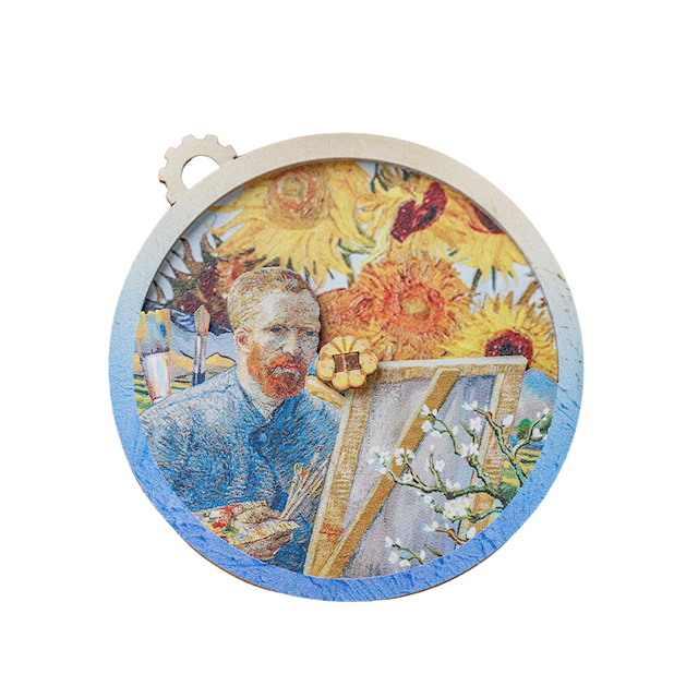 Tuotekuva 6 - Book Nook: Mini DIY VanGogh-magneetti, Caratem