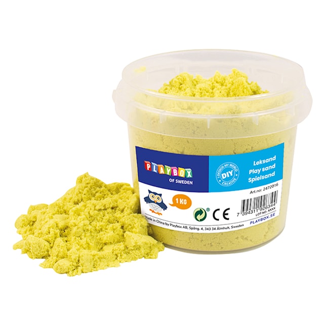 Leikkihiekka Keltainen 1 kg Playbox
