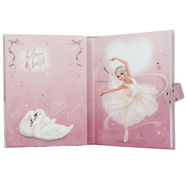 Produktbilde 3 for Dagbok med kode & musikk Ballett TOPModel