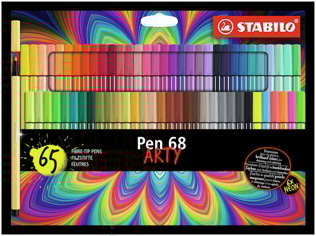 Pen 68 Fiberpenna Arty 65-pack STABILO