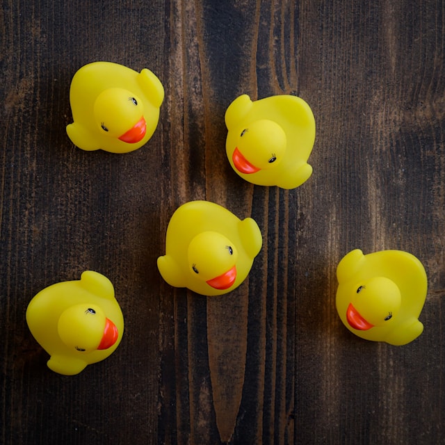 Tuotekuva 2 - Kylpylelut, Ankat, 5 kpl