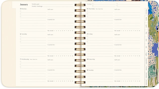 Produktbilde 3 for Kalender 2026 Life Planner Style Burde
