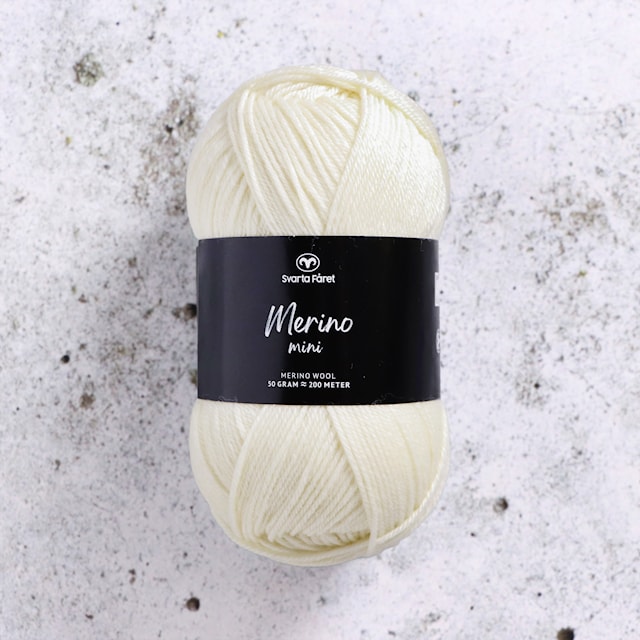Produktbilde 1 for Merino Mini 50g Vanilla Chiffon (05) Svarta Fåret