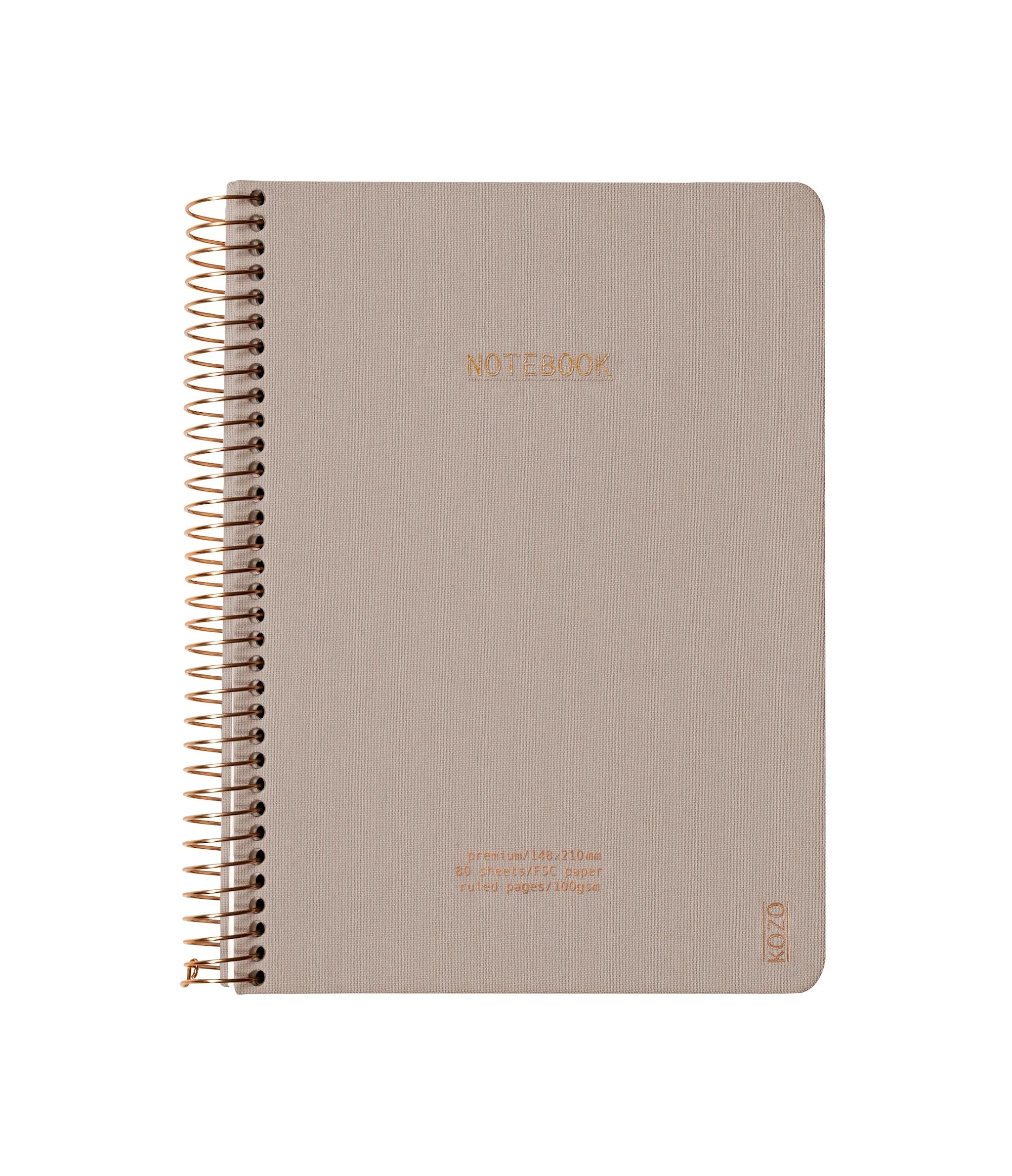 Produktbilde for Notatbok A5 Premium Sand KOZO