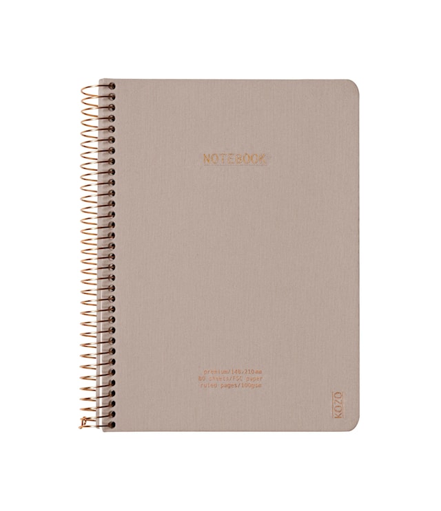Produktbilde 1 for Notatbok A5 Premium Sand KOZO