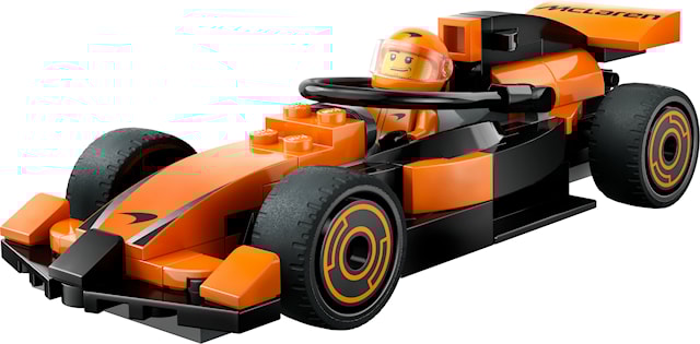 Tuotekuva 2 - F1®-kuljettaja ja McLaren-kilpa-auto LEGO® City (60442)