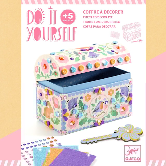 Produktbilde 5 for DIY-sett kiste med glitrende mosaikk Djeco