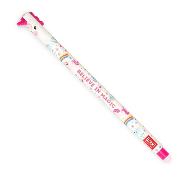 Tuotekuva 1 - Geelikynä Pyyhittävä Unicorn Vaaleanpunainen 1-pack Legami