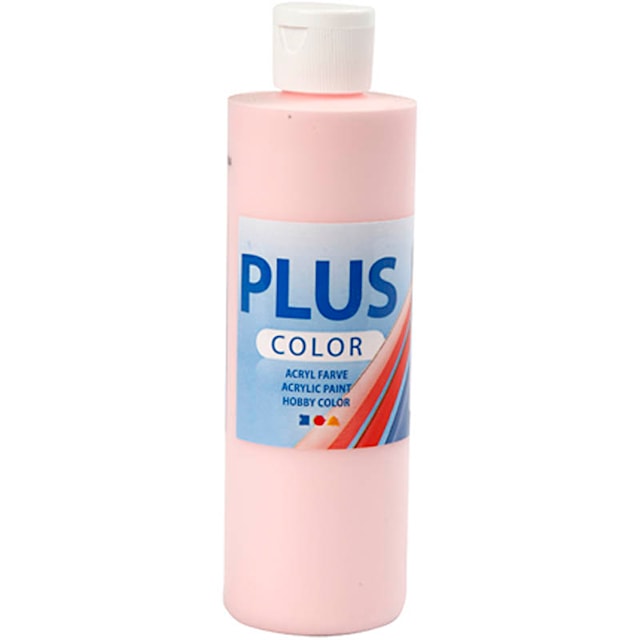 Produktbilde 1 for Plus Color hobbymaling, 250 ml, myk rosa