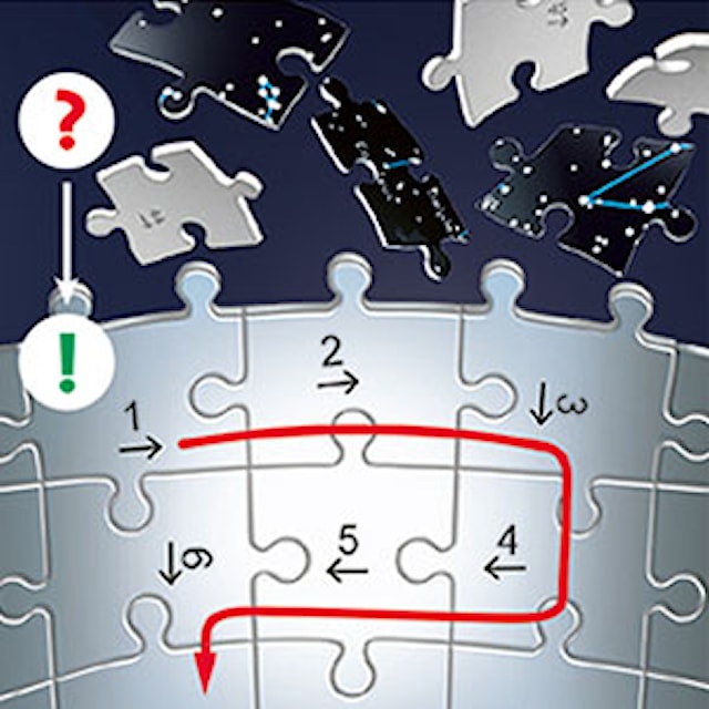 Tuotekuva 3 - Glow Dark Starglobe, Palapeli 180 palaa, Ravensburger