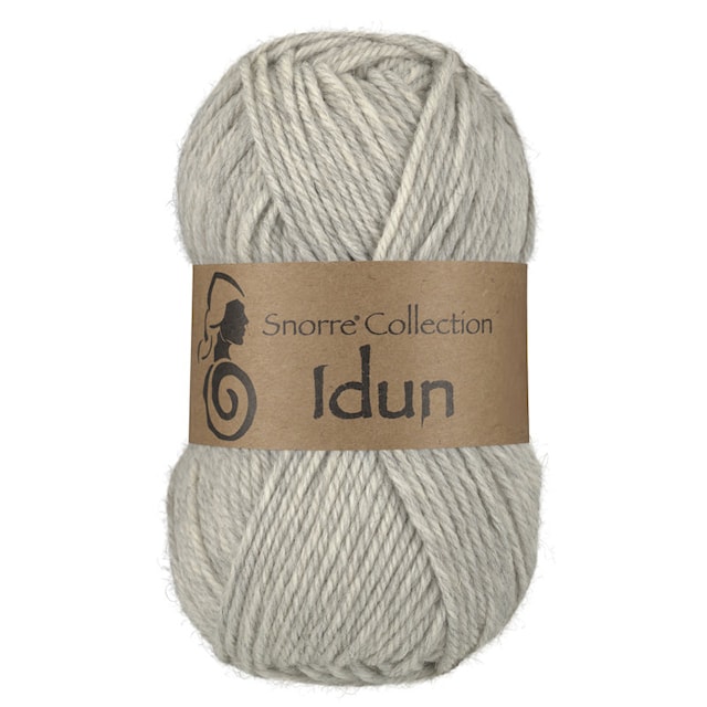 Idun Ull, Alpaca mix 50 gr Perlegrå 612 Viking Snorre