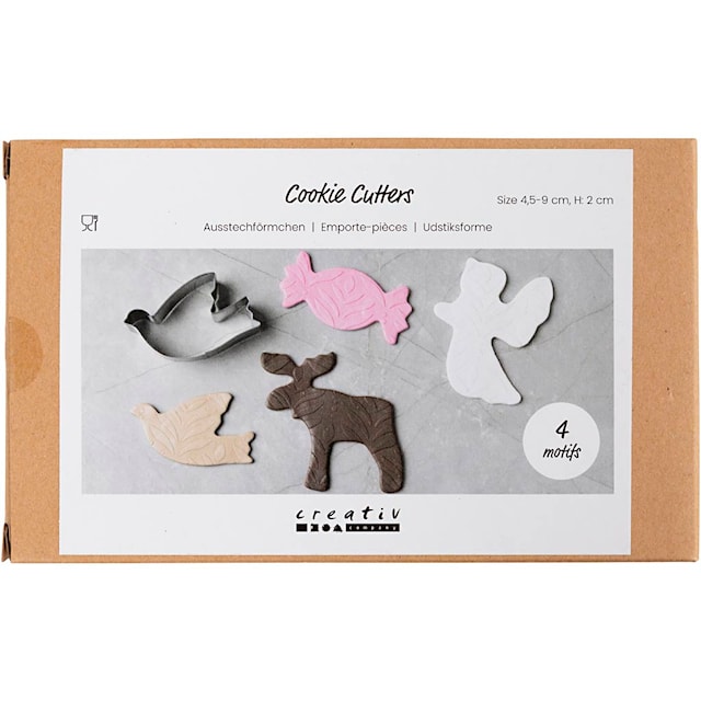 Produktbild 2 för Formar till Modellera och Kakor Ängel Ren Duva Godis 4 st