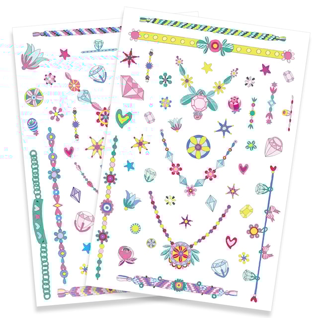 Produktbild 3 för Tatueringar Jewels 50-pack Djeco