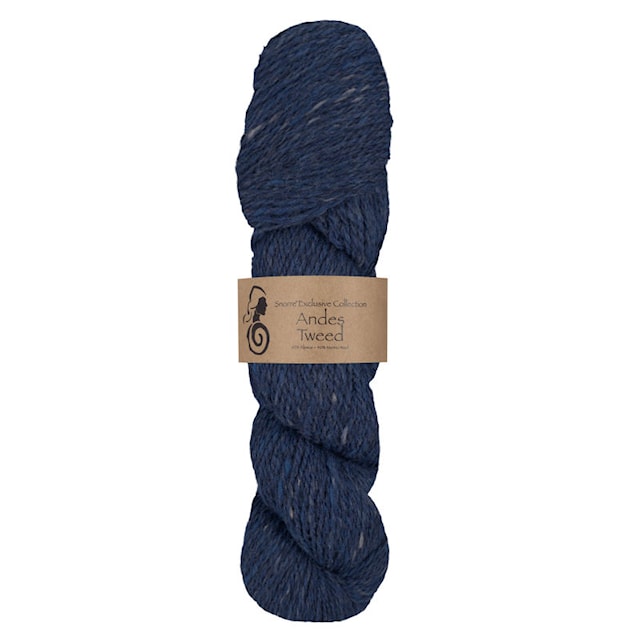 Andes Tweed  Alpacka, ull 50 gr Marine 226, Viking Snorre