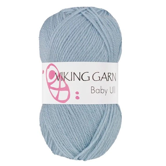 Baby Ull 50 g Gråblå 322 Viking Garn