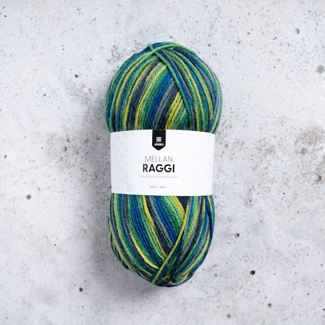 Tuotekuva 1 - Mellanraggi Garn Lanka Villasekoite 100 g Midnight Moss (28444) Järbo