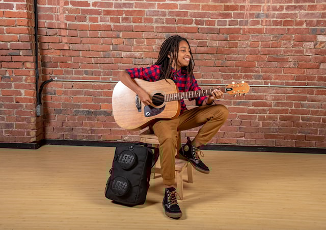 Produktbilde 5 for LEGO BRICK Ryggsekk Svart 40 x 25 x 15 cm 15 L