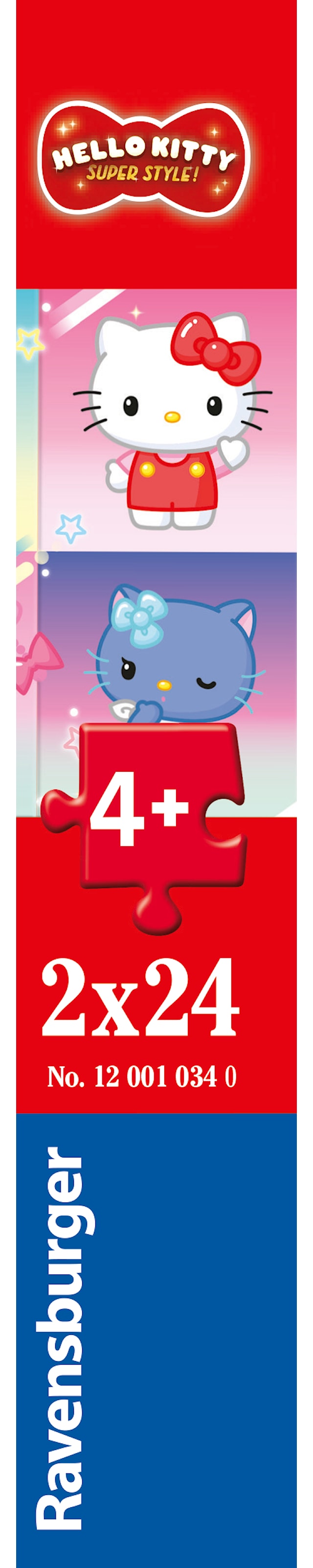 Tuotekuva 5 - Palapelit Hello Kitty Super Style 2x24 palaa, Ravensburger