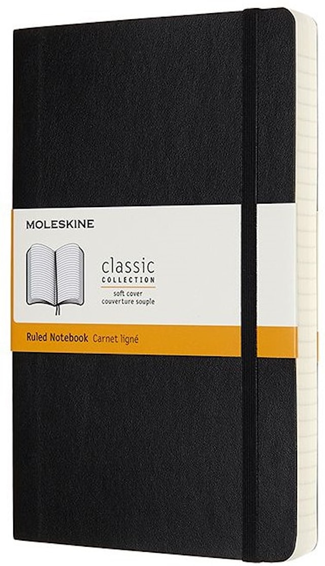 Produktbilde 1 for Classic Soft Expanded Linjert Large Sort Moleskine