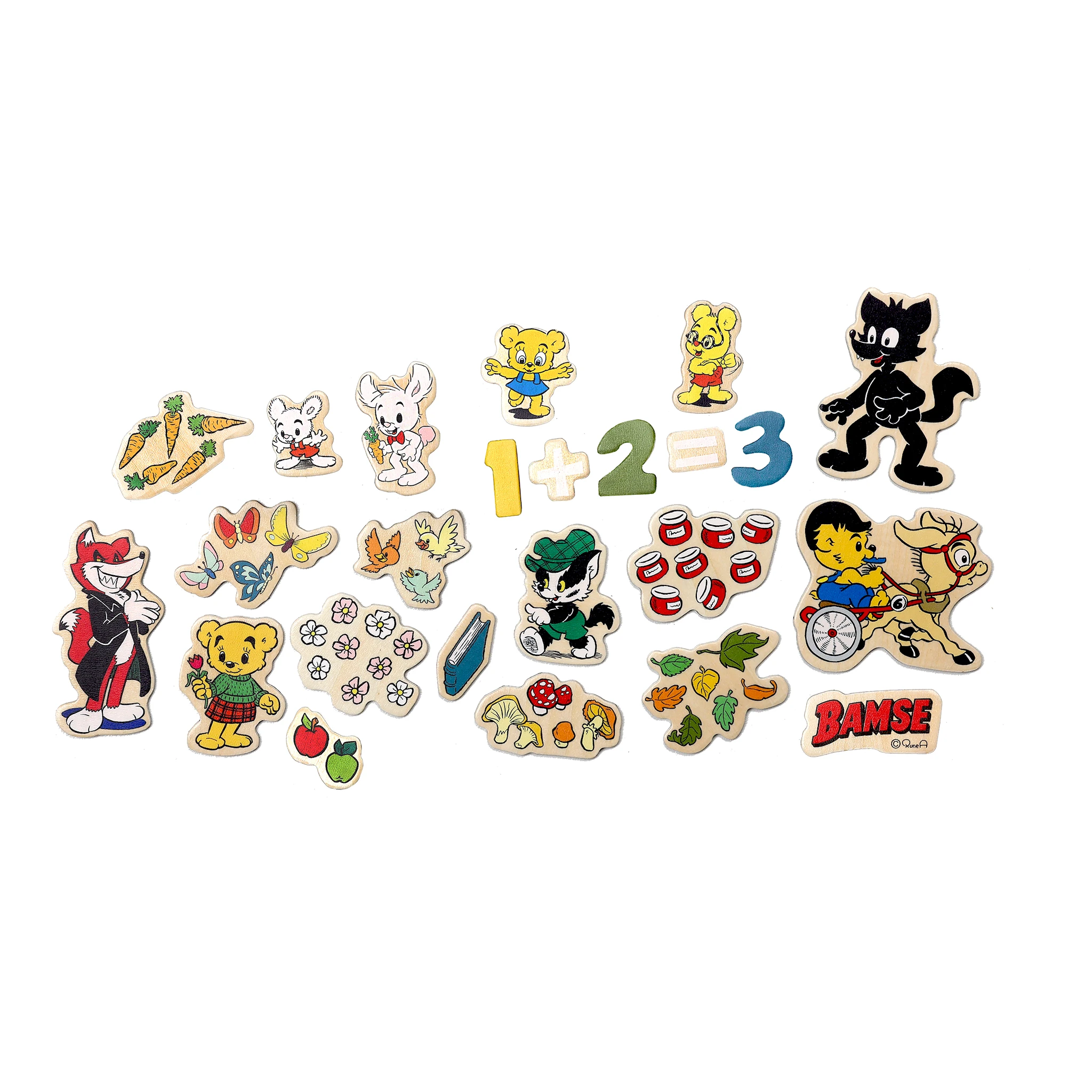 Produktbilde for Bamse Magnet nummer og figure Micki