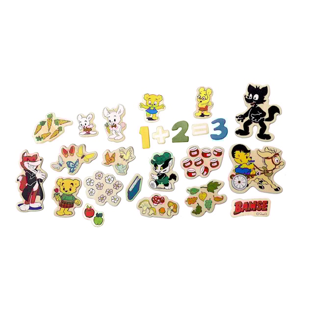 Bamse Magnetsiffror och Figurer Micki