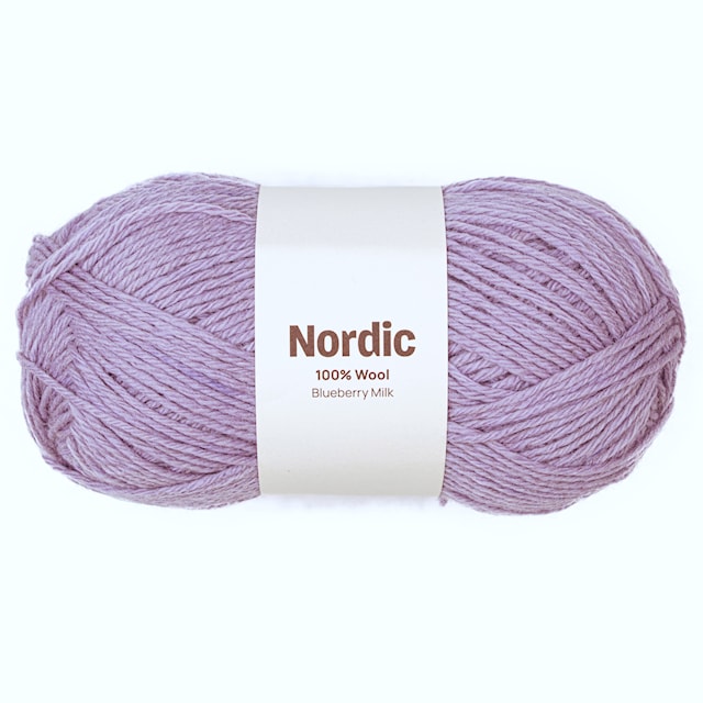 Nordic 100% villa 100 gr Mustikkamaito  laventeli A834  Adlibris