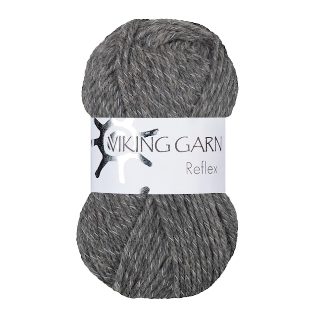 Reflex Garn Ullmix 50 g Grå 415 Viking Garn