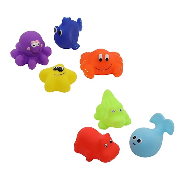 Produktbild 1 för Badleksaker Sjödjur + Djurfamilj, Rätt Start