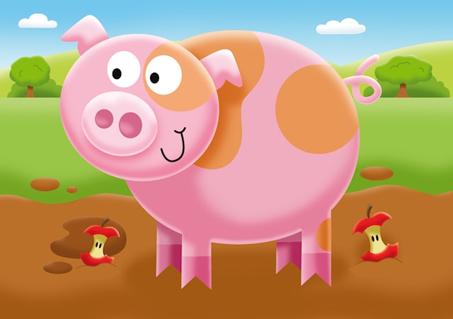 Produktbild 2 för Pussel On The Farm My First Puzzle 2/3/4/5 bitar, Ravensburger