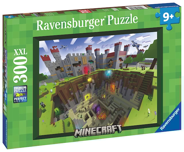 Produktbild 2 för Minecraft Cutaway Pussel 300 bitar Ravensburger
